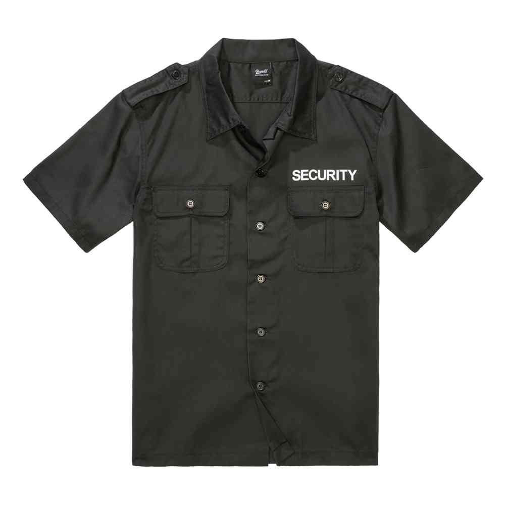 Brandit - Security US Overhemd - Zwart